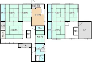 兵庫県姫路市大津区吉美【一戸建】の間取り