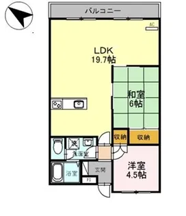 兵庫県加古川市平岡町山之上【マンション】の間取り