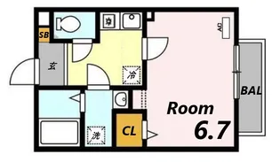 セルベイユIII【1階】の間取り