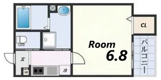 ALEGRIA飾磨【2階】の間取り