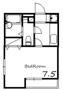 ジュネス白国【1階】の間取り