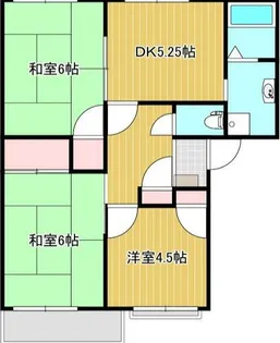 叶い坂【2階】の間取り