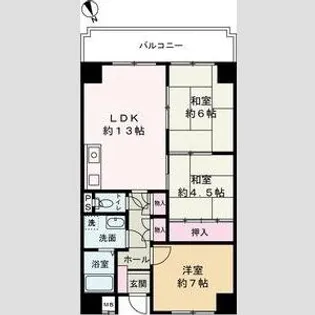 3LDKの間取り画像