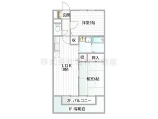 パステルコート新宮【2階】の間取り