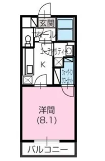 フロイデ姫路【2階】の間取り