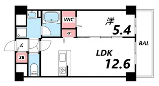 フランディル・オーラ五軒邸【3階】の間取り