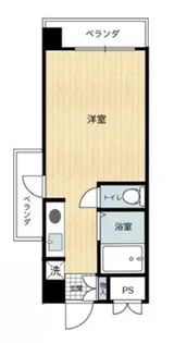 クリーンピア南大路時計台【8階】の間取り