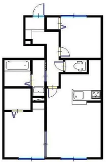 エグレッタコート【1階】の間取り