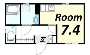 Fleur若菜町【1階】の間取り