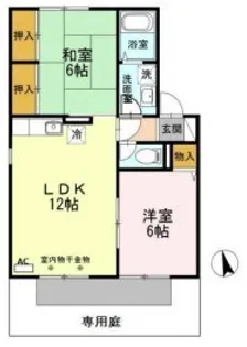 メイプルハイツ【2階】の間取り