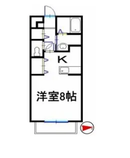 リベール熊見【2階】の間取り