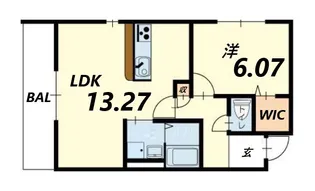 エレアージュ姫路駅南【3階】の間取り