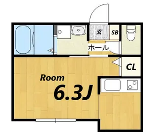 Sunrise姫路【2階】の間取り