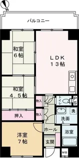 3LDKの間取り画像