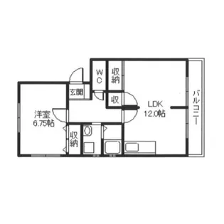 エクレールM【1階】の間取り