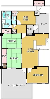 グランドメゾン姫路【5階】の間取り