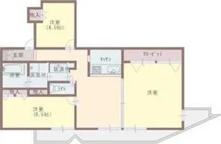 メゾン富士才【1階】の間取り
