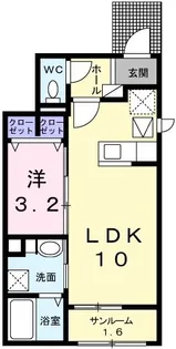パル山崎【1階】の間取り