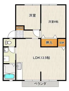 バンブーヒル【2階】の間取り