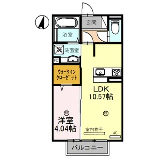 セジュール・T・青山西【2階】の間取り