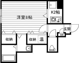 エーデルハイム三共【2階】の間取り