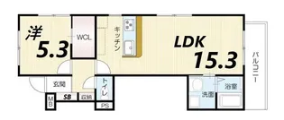 エレアージュ東姫路駅前【1階】の間取り