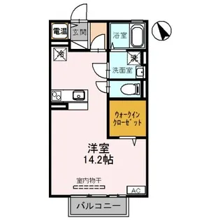 アヴェール中野田【2階】の間取り