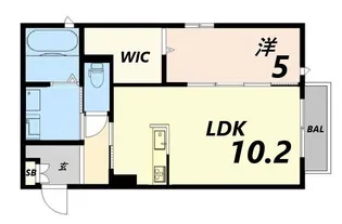 シャルマン シエロ【2階】の間取り