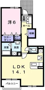 グラン・エスポワール【1階】の間取り