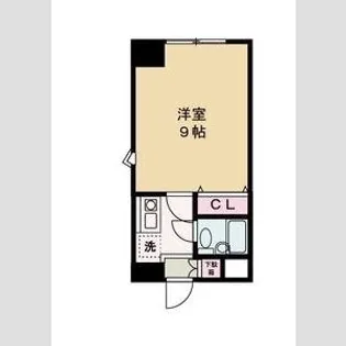 ベルトピア飾磨(OR)【6階】の間取り