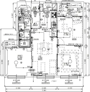 サンヒルズ西今宿【1階】の間取り