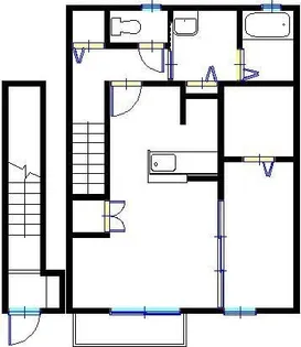 オーシャン三条【2階】の間取り