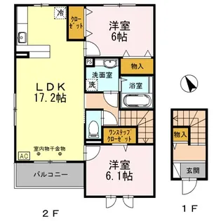マイレ コート II【2階】の間取り