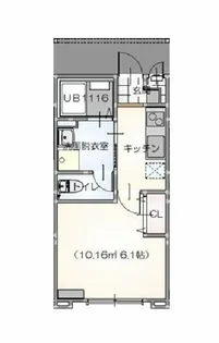 リープラス御着駅前II【1階】の間取り
