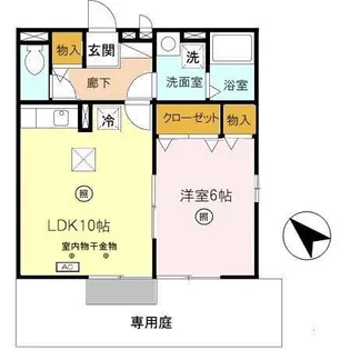 モナリエ【1階】の間取り