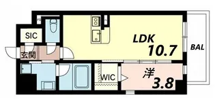 ベラ・ルーナ【9階】の間取り