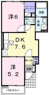 クリアネスⅠ【1階】の間取り