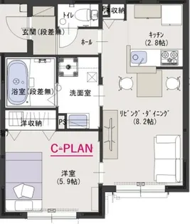 ユアメゾンNAO【1階】の間取り