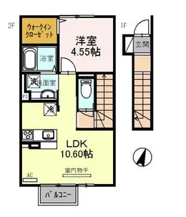 PARC MIDI【2階】の間取り