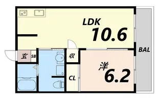 ディオ・ミオ【4階】の間取り