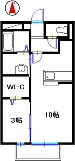 セリバテール荒川【1階】の間取り