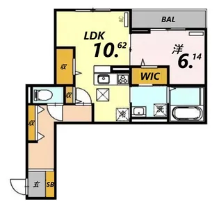 Rainbow【1階】の間取り