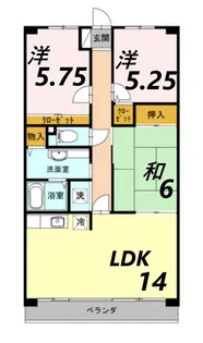 シルトクレーテ青山【5階】の間取り