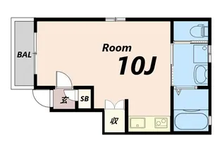 グラツィオーソ姫路市役所前【1階】の間取り