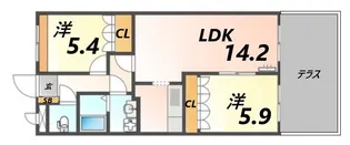 プロニティハウス【2階】の間取り