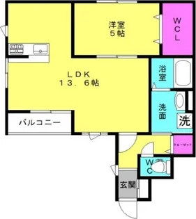 センチュリー・ラポール【1階】の間取り