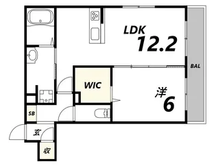 BEREO南条【2階】の間取り