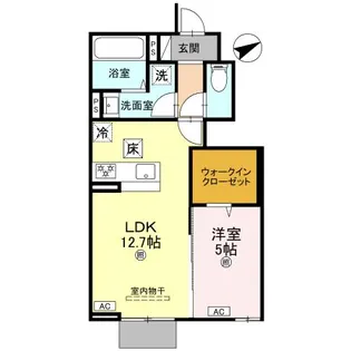 Anpool B棟【1階】の間取り