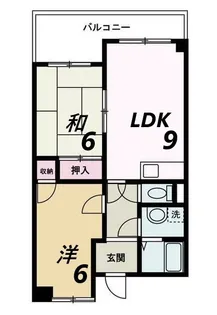 ブリージェ姫路【5階】の間取り