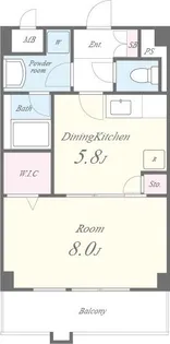 ルミエール野田【1階】の間取り